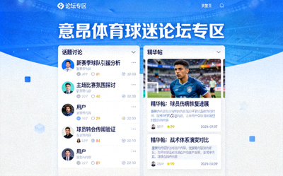 意昂体育球迷论坛专区话题讨论与精华帖展示